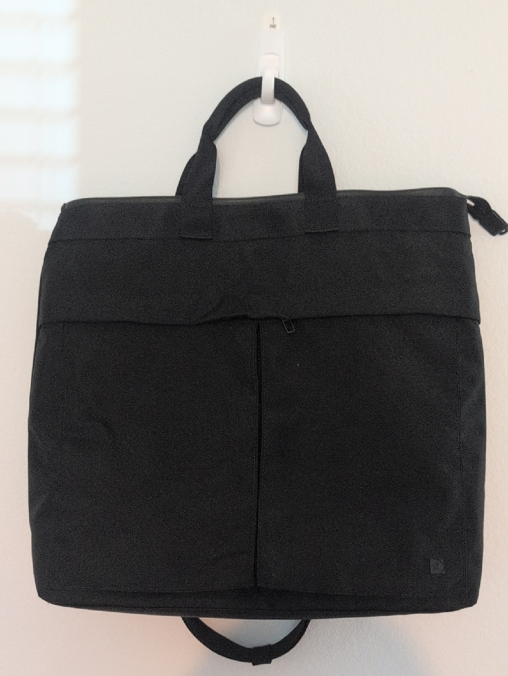 Lululemon Black Canvas Tote Backpack - Versatile Everyday Bag